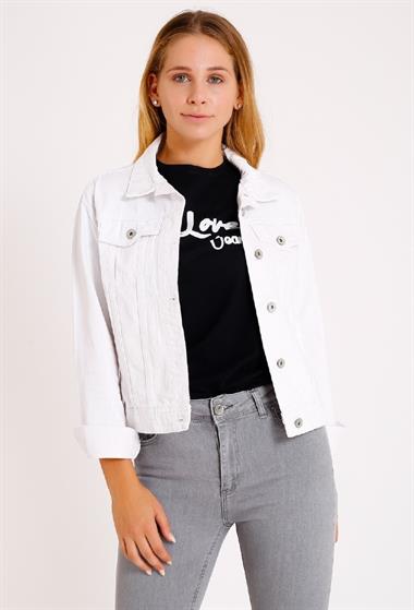 Klasik Kısa Kot Ceket