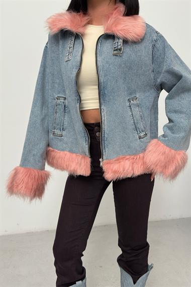 Kürklü Kot Ceket 6170