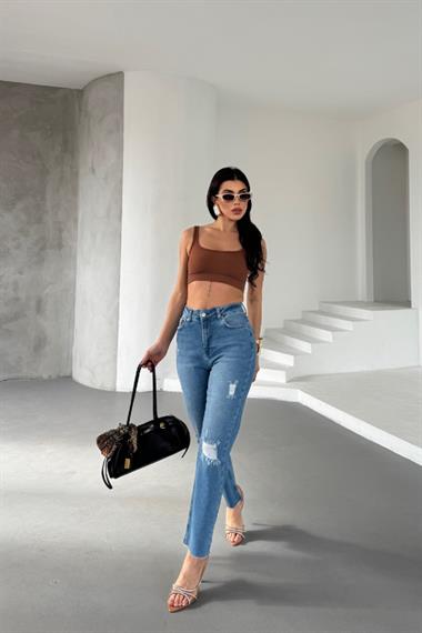 Mom Fit Kot Pantolon