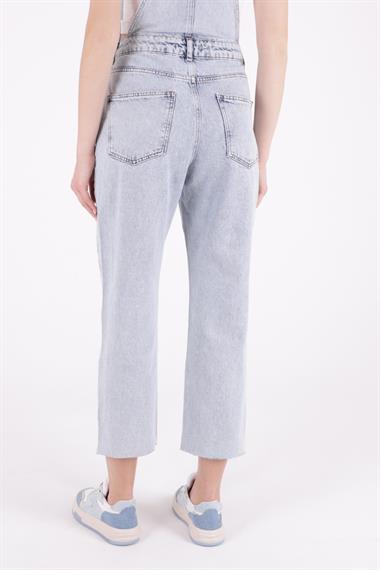 Mom Kalıp Kot Salopet