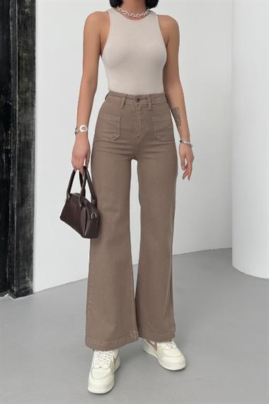 Ön Cep Detaylı Kot Pantolon