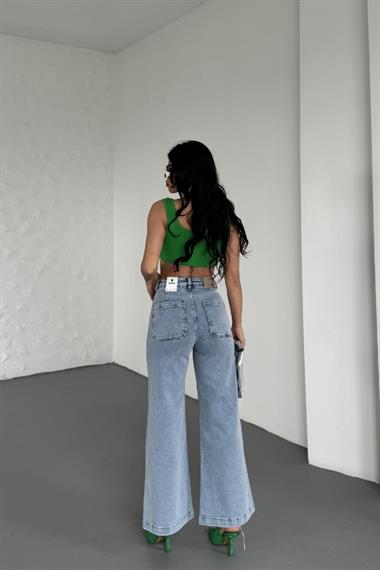 Ön Cep Detaylı Kot Pantolon