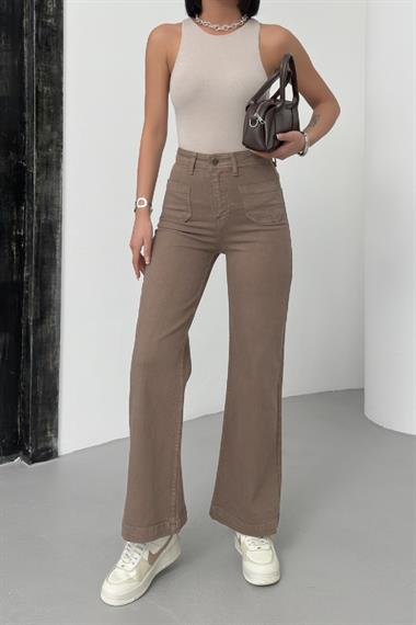 Ön Cep Detaylı Kot Pantolon