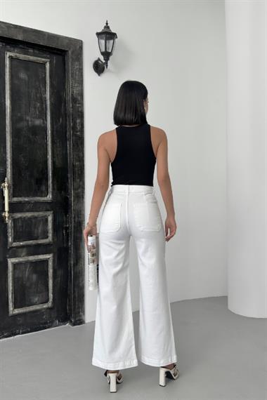 Ön Cep Detaylı Kot Pantolon