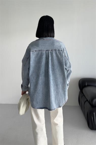 Oversize Kot Gömlek