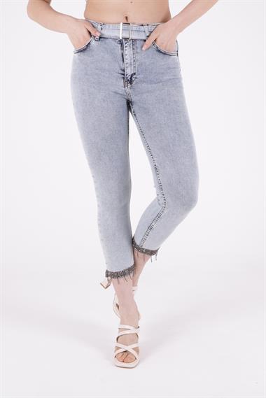 Paçaları Kemerli Pantolon