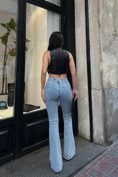 Pensli İspanyol Kot Pantolon