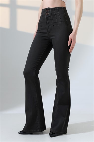 Pensli İspanyol Kot Pantolon 7021