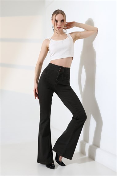 Pensli İspanyol Kot Pantolon 7021