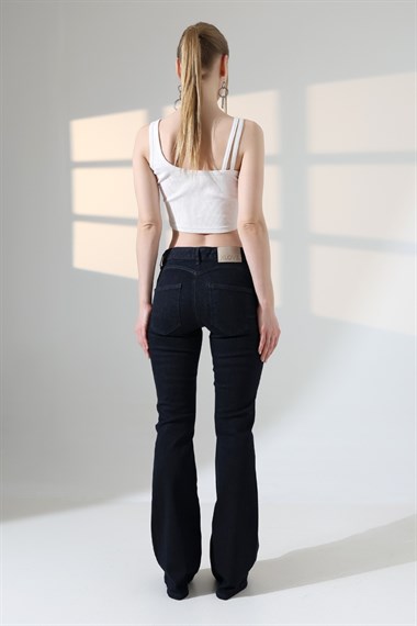 Push Up İspanyol Kot Pantolon 7108