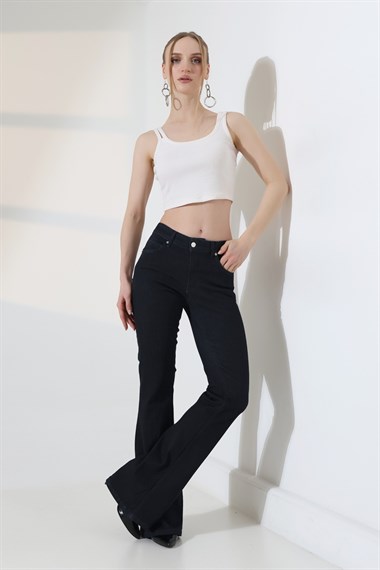 Push Up İspanyol Kot Pantolon 7108