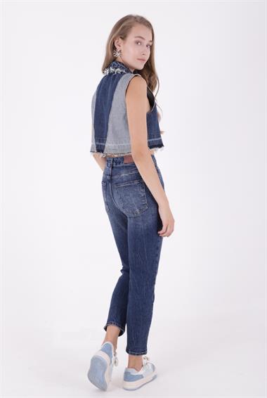 Tık Likra Kot Pantolon