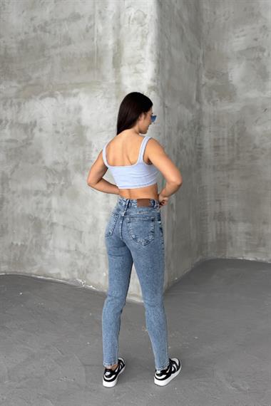 Tık Likra Kot Pantolon