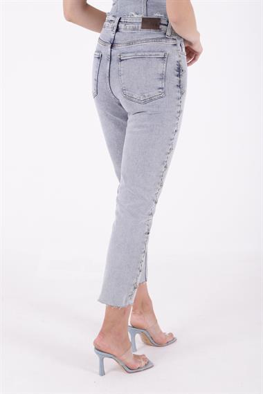 Yanları Droplı Mom Fit Kot Pantolon