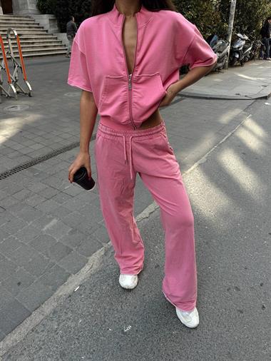 Arka Cep Detay Yikamalı Takım