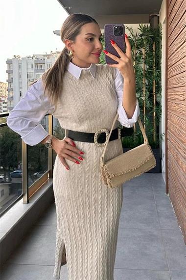 MASSIMO HAIR BRAIDED SOFT DRESS