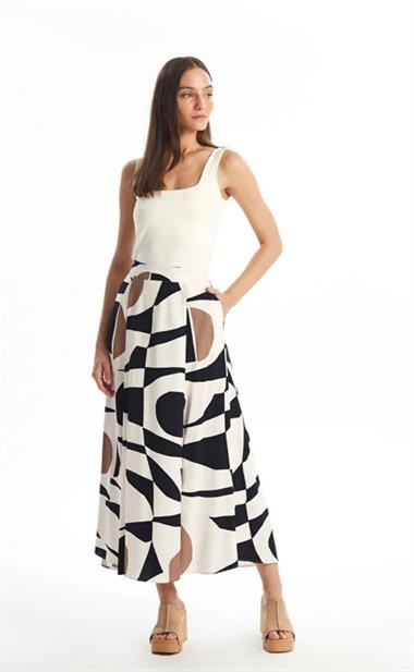 Orjinal Marka Desenli Etek
