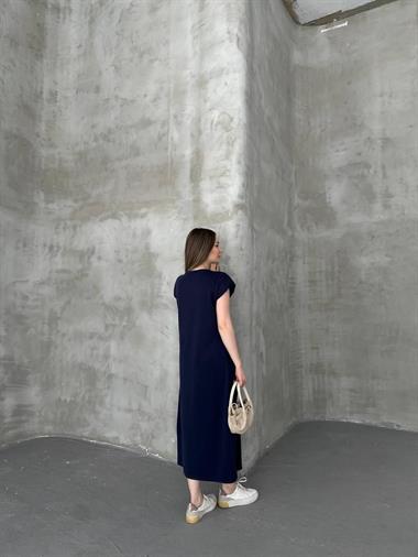 Oys. Vatkalı Modal Elbise