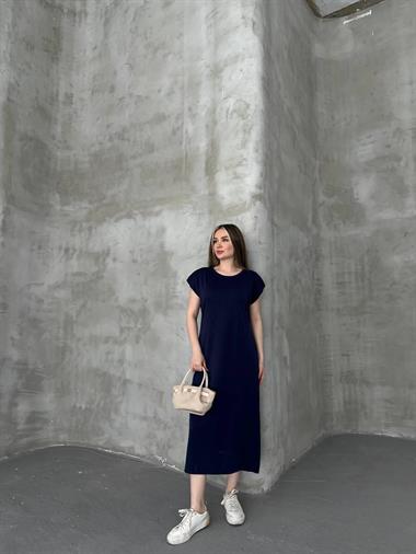 Oys. Vatkalı Modal Elbise