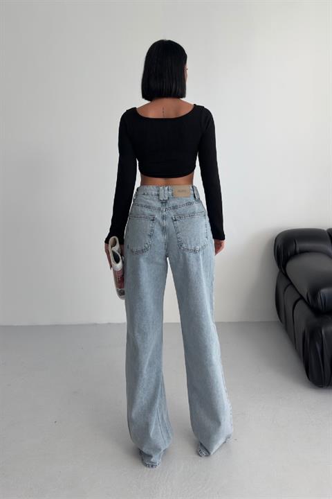 Bol Paça Baggy Relax Kot Pantolon