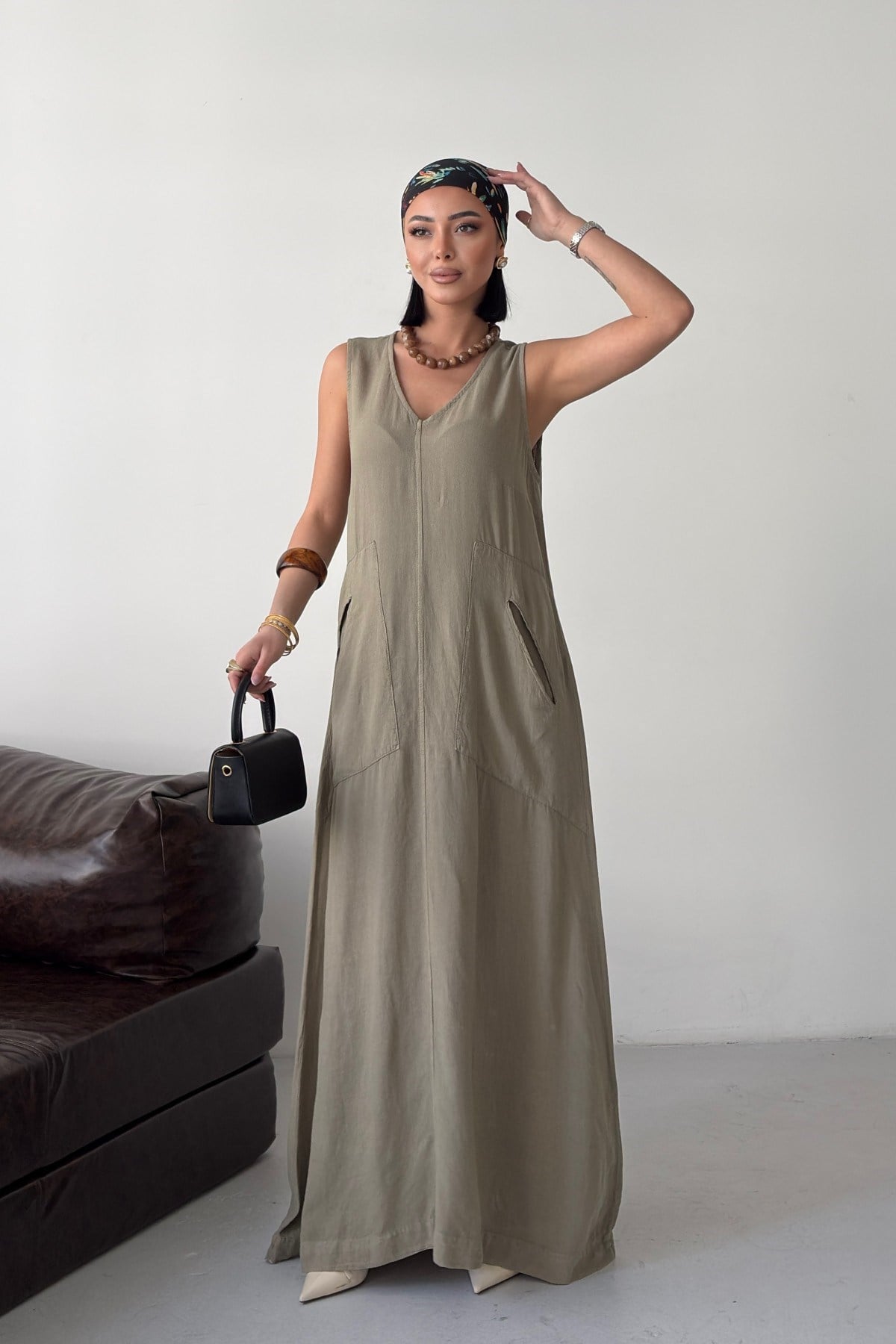 Cepli Oversize Elbise HS3072