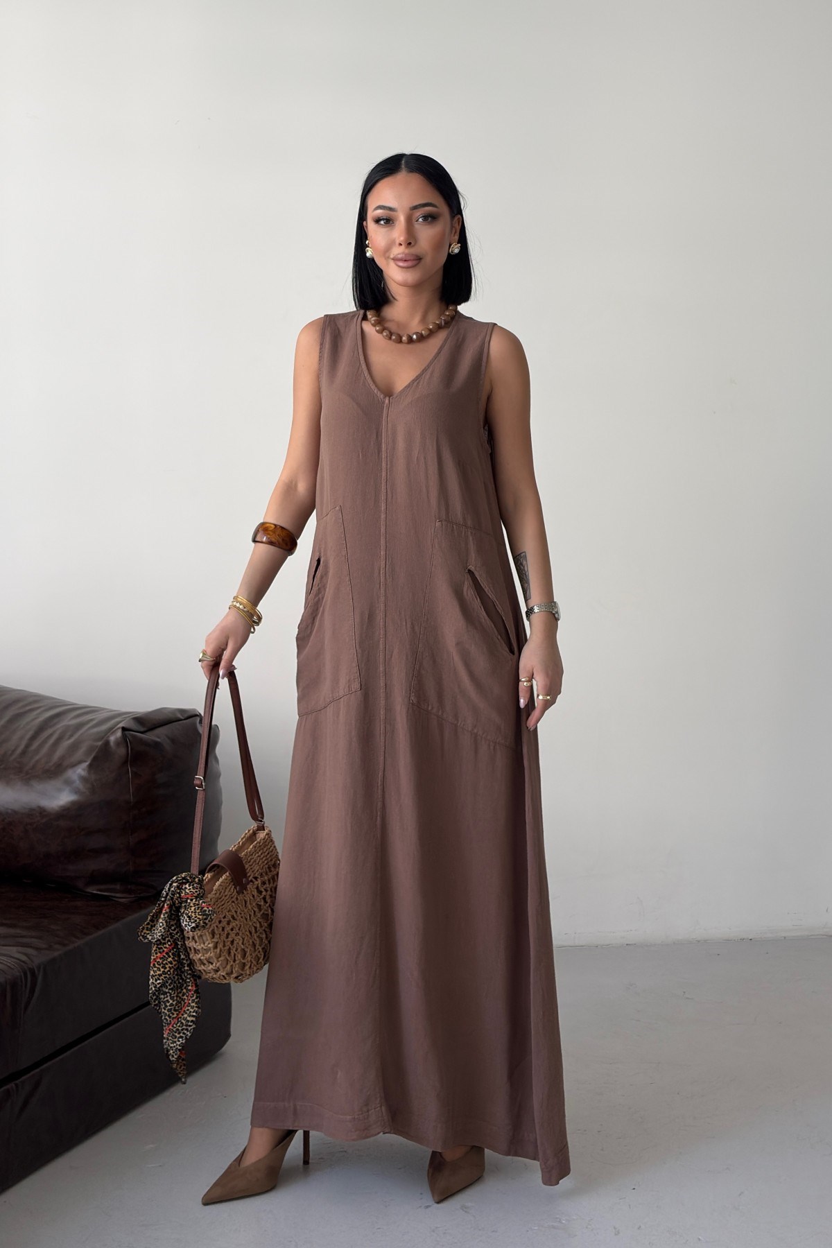 Cepli Oversize Elbise HS3072