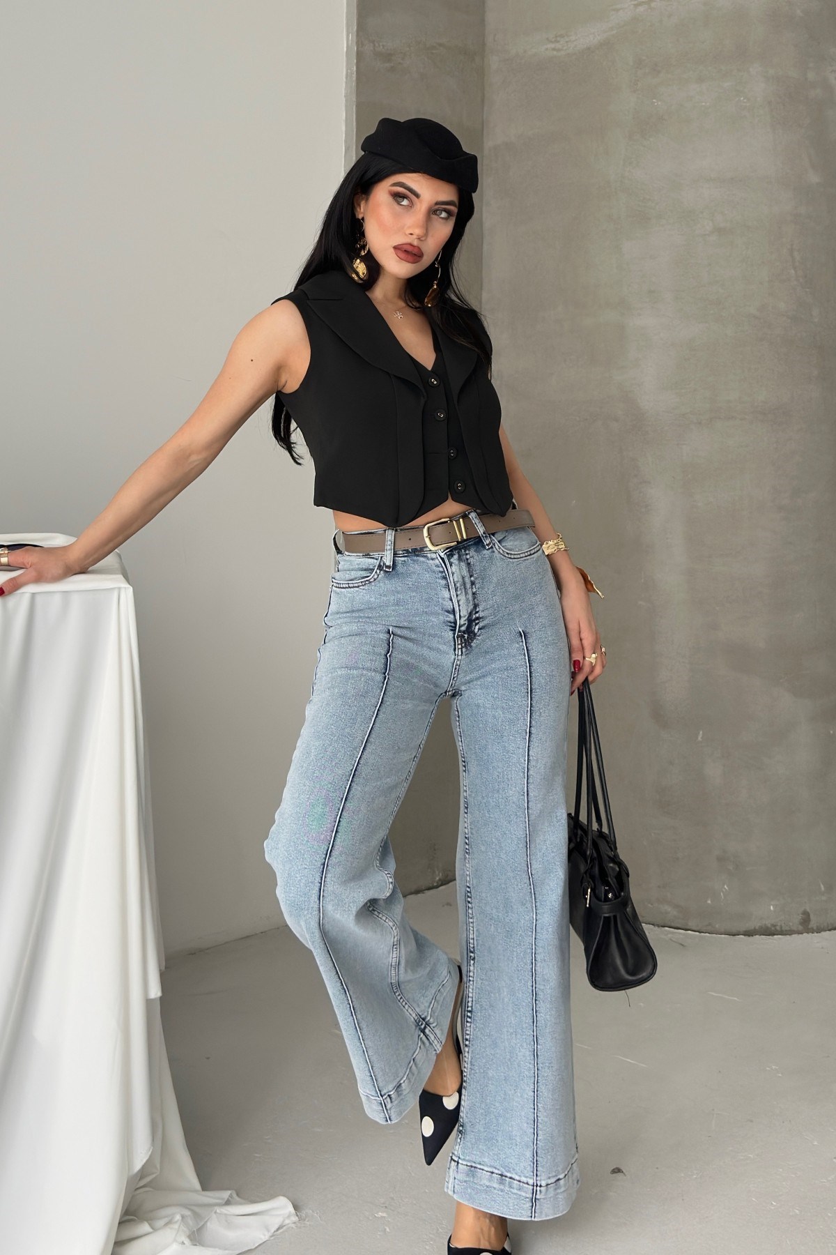 Çımalı Kot Pantolon 7163