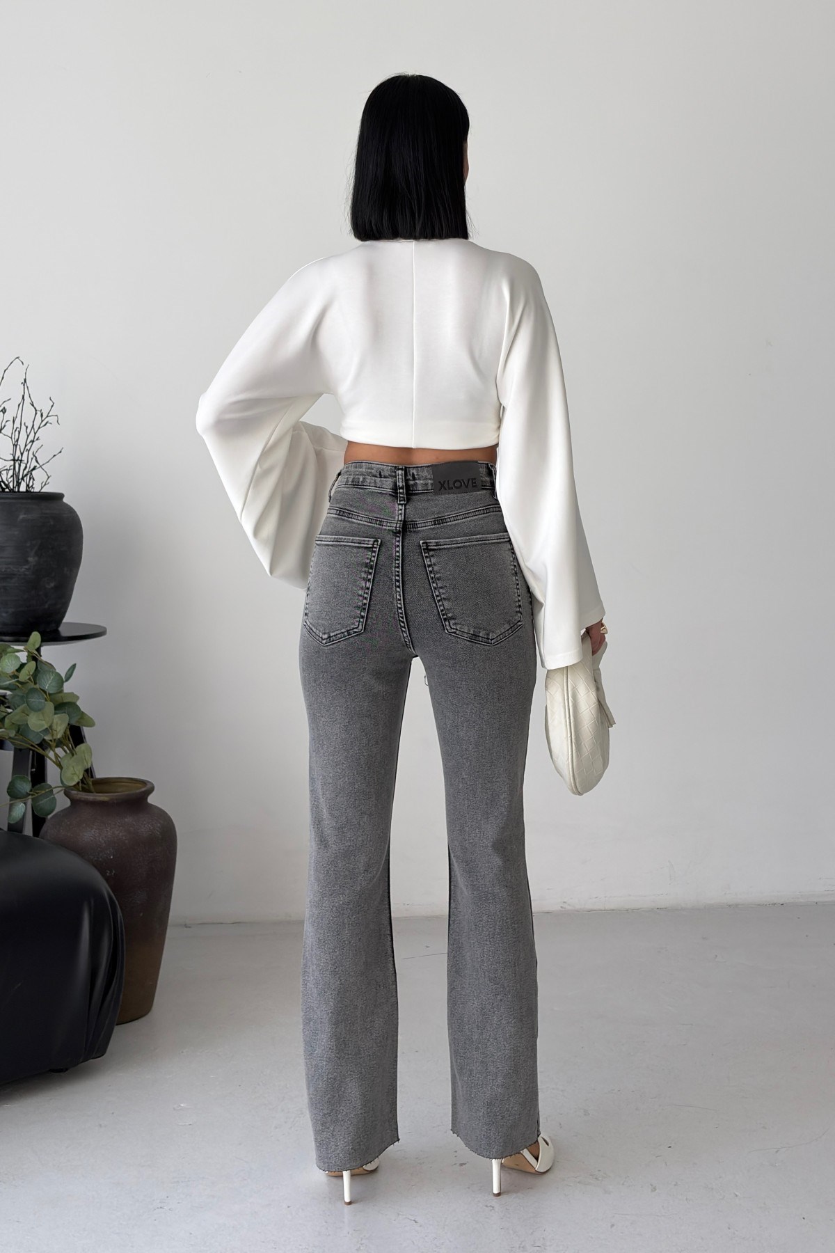 İspanyol Mom Fit Kot Pantolon 1706