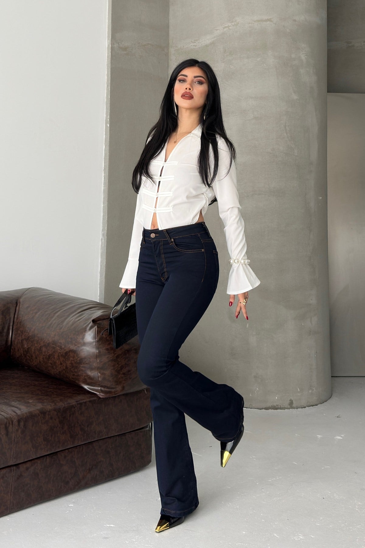 İspanyol Skinny Kot Pantolon 867