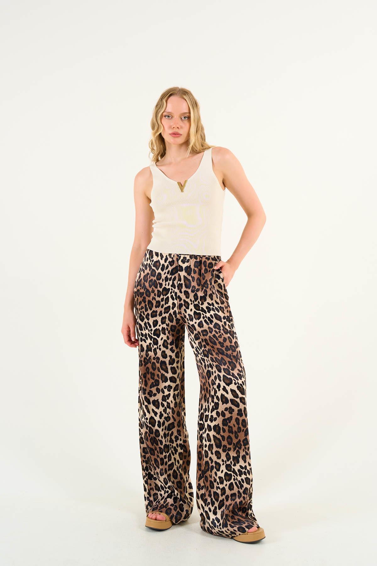 Kadın Meyse Triko Atlet - Krem