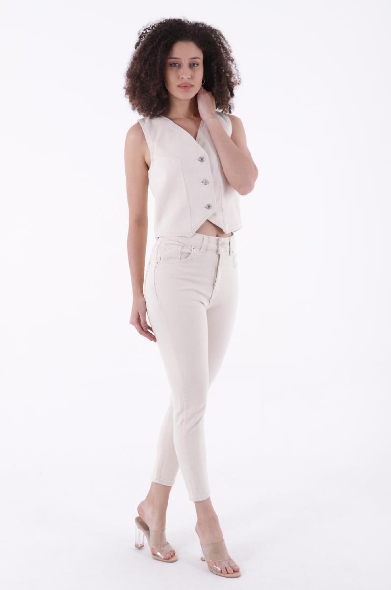 Kısa Boy Skinny Kot Pantolon 810