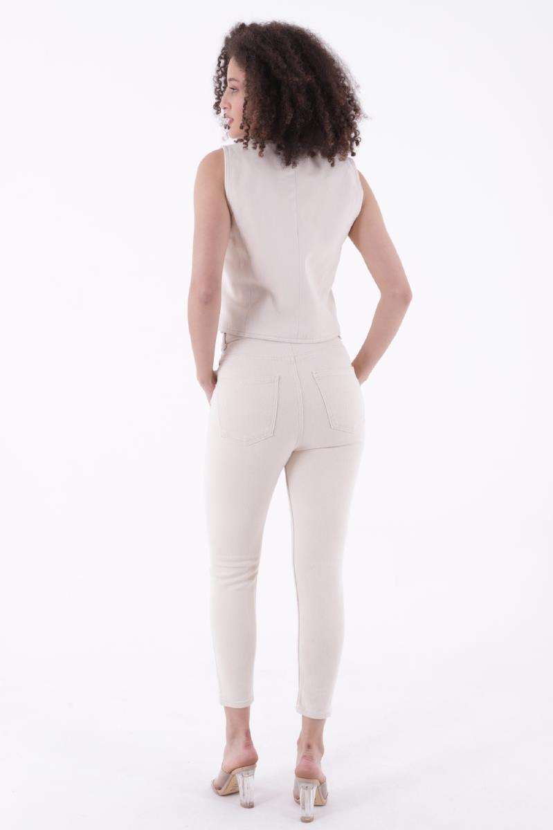 Kısa Boy Skinny Kot Pantolon