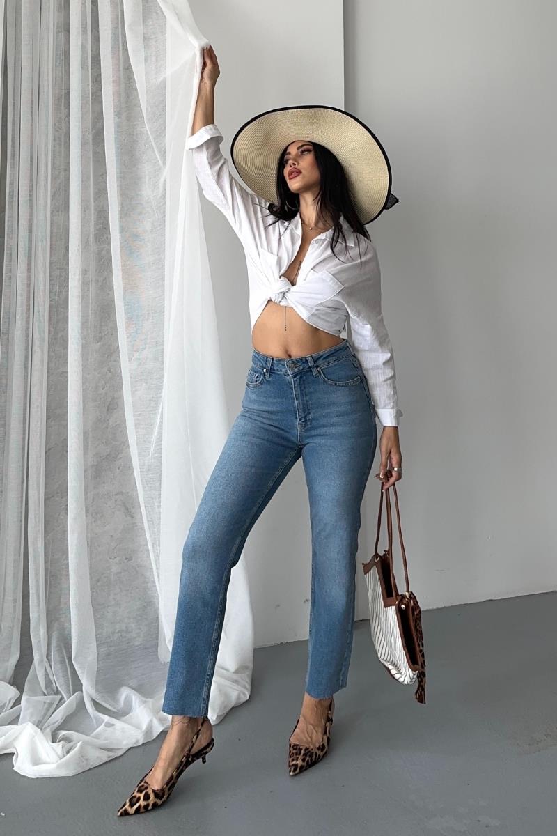 Mom Fit Kot Pantolon