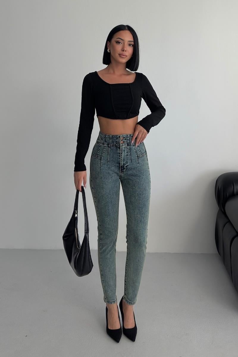Pensli Skinny Kot Pantolon