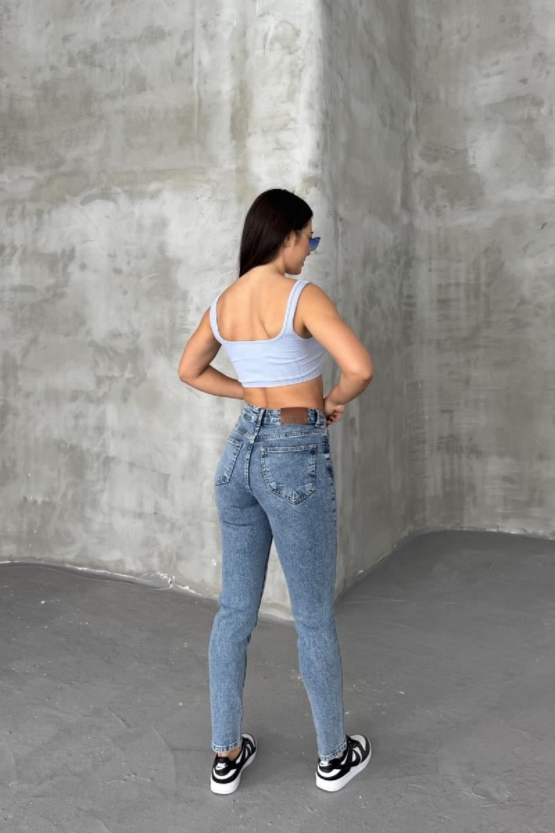 Tık Likra Kot Pantolon