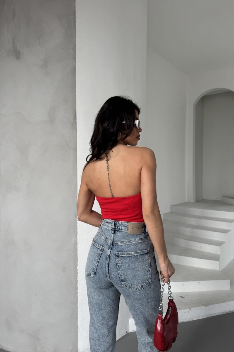 Tık Likra Kot Pantolon