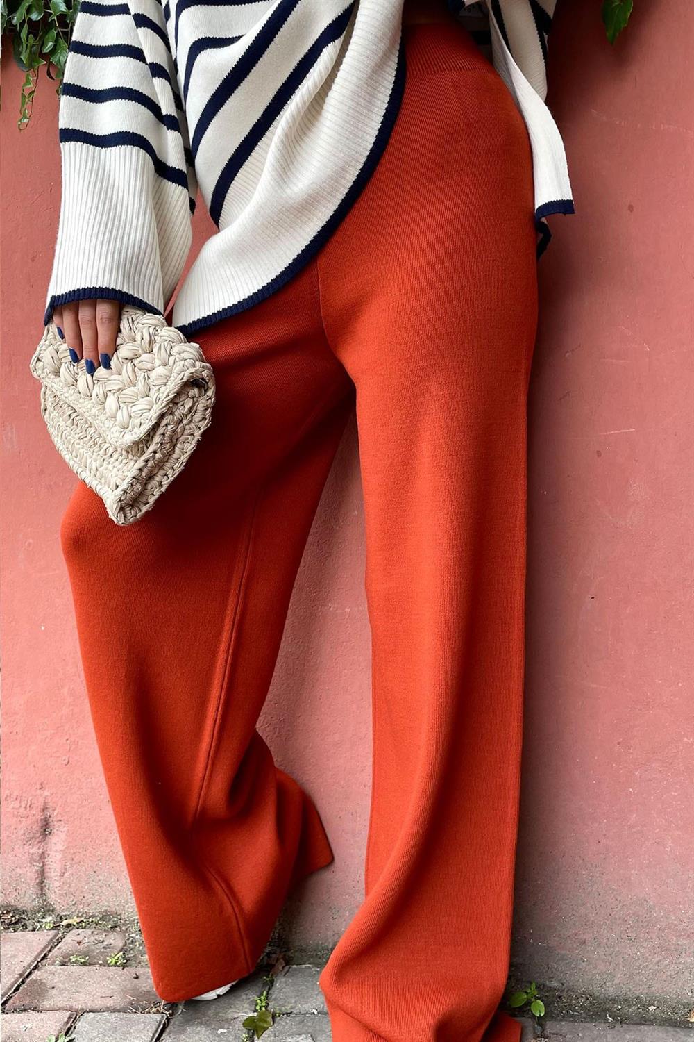 Triko Pantolon - Kiremit