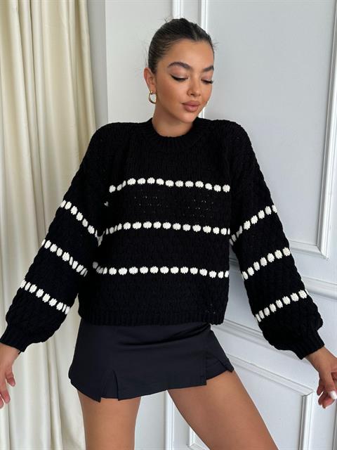 Striped Knitwear Sweater