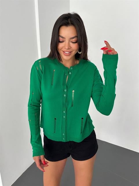 Button Detail Cardigan