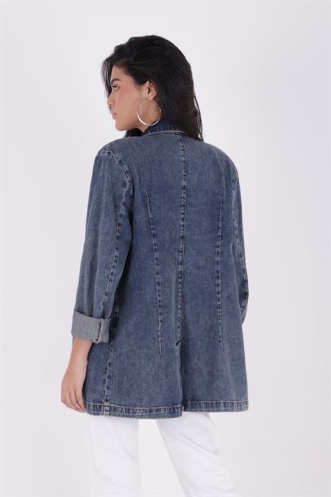 Düğmeli Klasik Blazer Ceket
