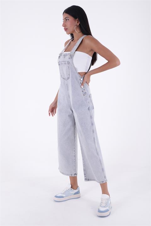 Gardener Denim Overalls Snow Light Blue Snow Light Blue (S-XL-4)