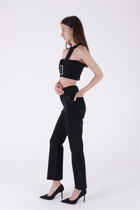 İspanyol Mom Fit Kot Pantolon