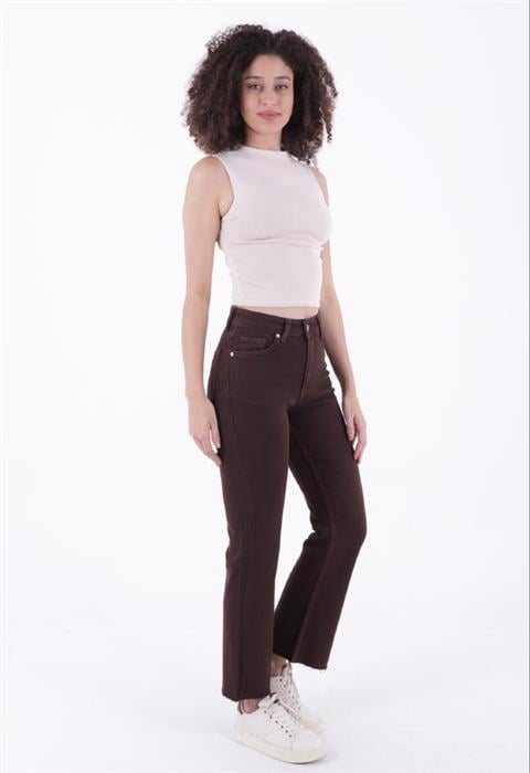 İspanyol Mom Fit Kot Pantolon