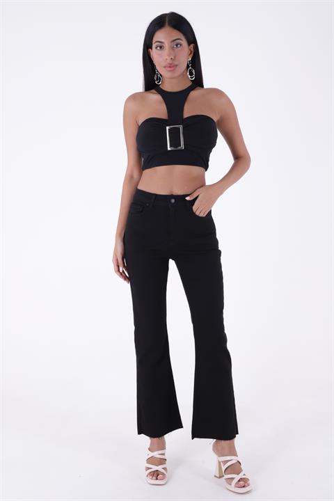 İspanyol Mom Fit Kot Pantolon