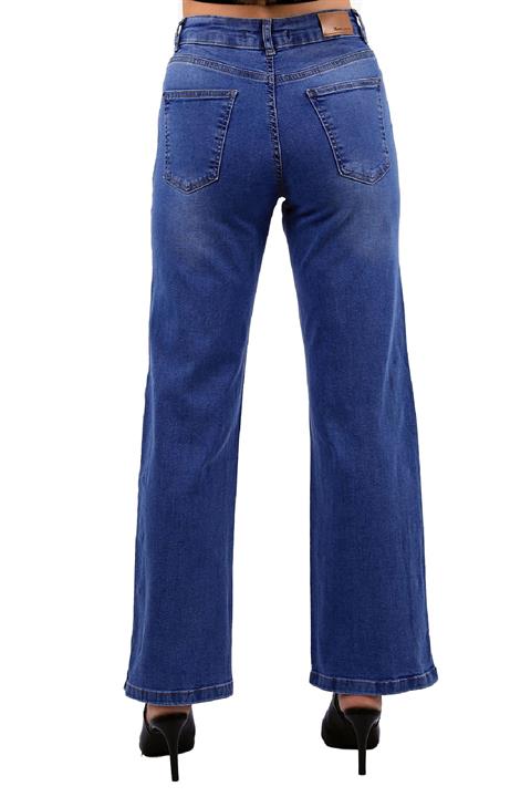 Jean with Snap Buttons On Leg Bottom Sides Light Blue Denim Light Blue Denim (27-32)