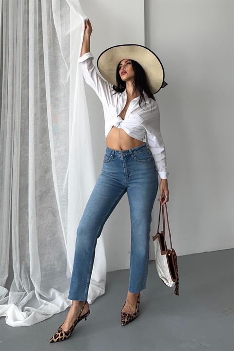 Mom Fit Kot Pantolon