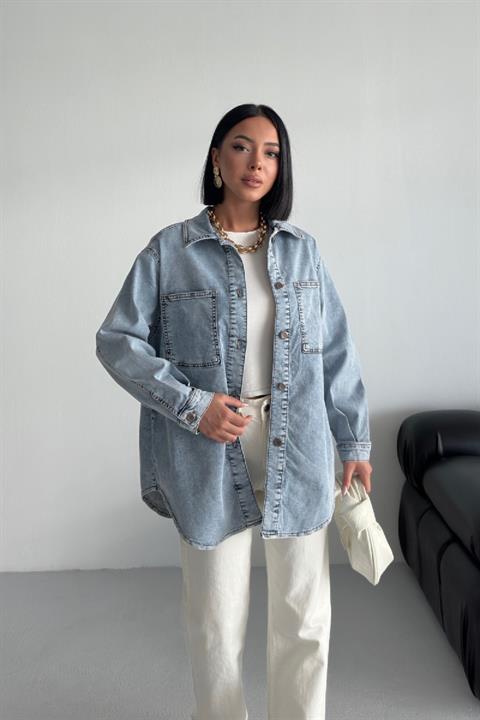 Oversize Kot Gömlek