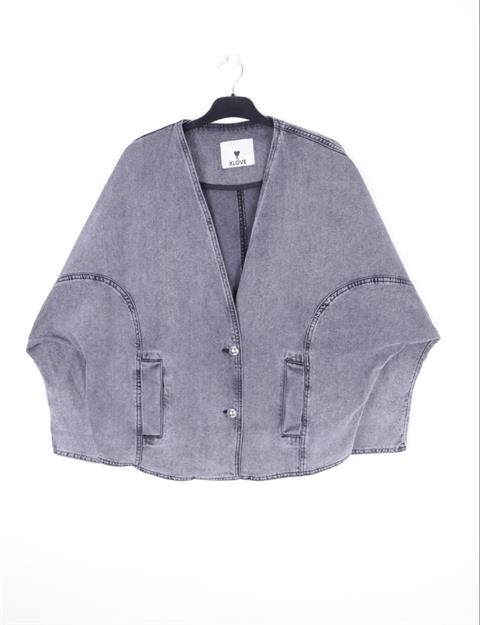Oversize Yarasa Kollu Kot Ceket