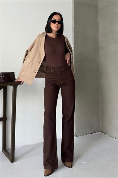 Astarlı Oversize Kot Ceket