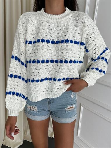 Striped Knitwear Sweater